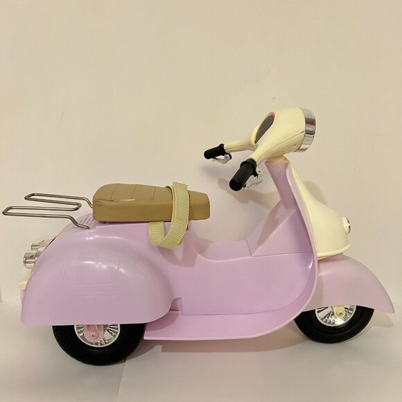 Our Generation Ride In Style Doll Scooter For 18" Dolls with Helmet - Picture 7 of 16
